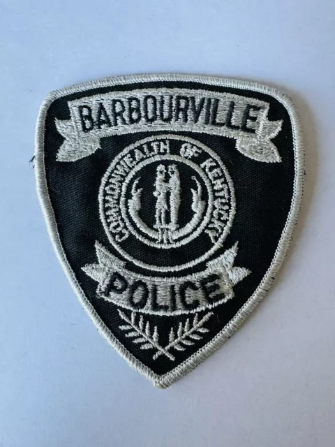 VINTAGE VERSION BARBOURVILLE KENTUCKY Police Patch FREE SHIPPING