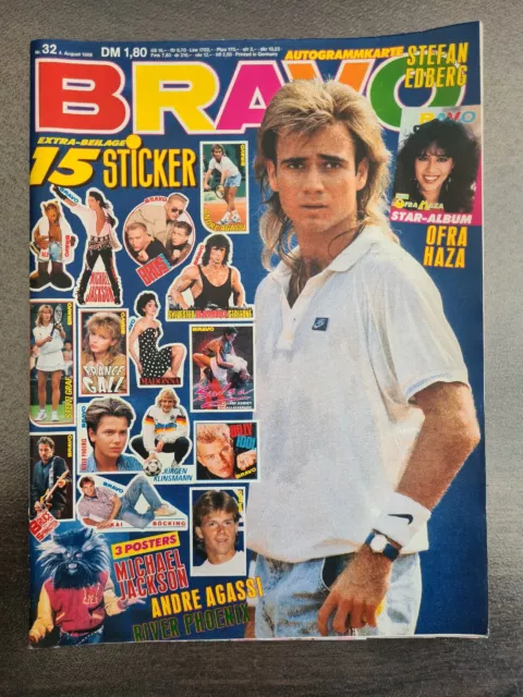 BRAVO 32/1988 Heft Komplett - Sylvester Stallone, Madonna, Michael Jackson- Top!