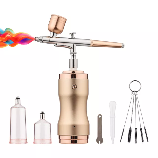 Tragbares Airbrush-Kit mit Kompressor, kabelloser Hand-Airbrush-Stift, M7V2