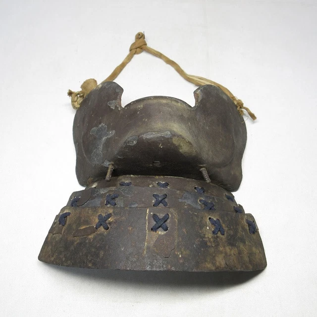 G2595 REALLY OLD Japanese iron MENPO (face guard) of SAMURAI's armor