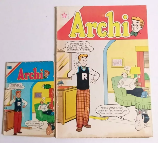 LOT 2 ARCHIE comics NOVARO Archi VERONICA BETTY Riverdale Jughead MINI RARE vtg