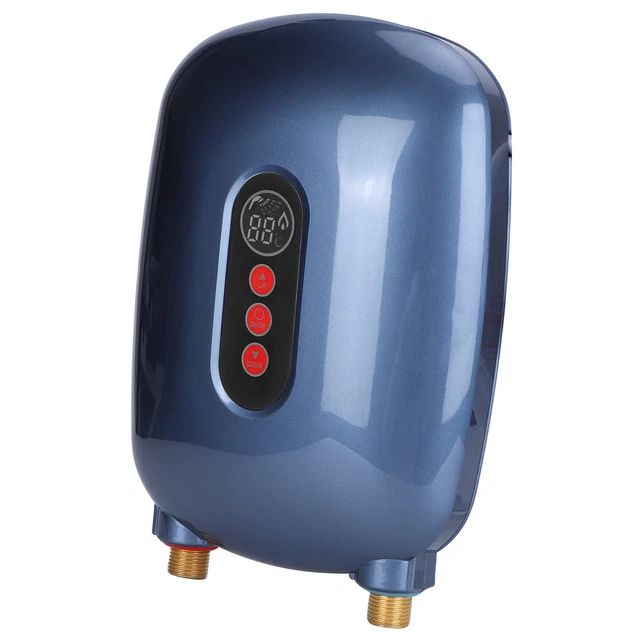 (Blu) Riscaldatore Istantaneo Da 6500 W Scaldabagno Forniture Da Bagno