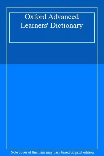 Oxford Advanced Learners' Dictionary,