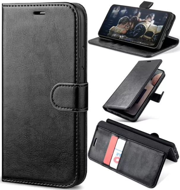 For Huawei P Smart 2018 Case Leather Wallet Flip Stand Hard Cover For P Smart