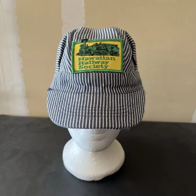 Hawaiian Railway Society Train Hat Cap adjustable Child Size