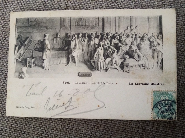 Cpa Toul Le Musée Bas Relief De Dalou