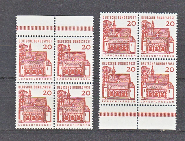 456  xx   OR-/UR-VB    aus MHB   Bauwerke klein  20 Pf.