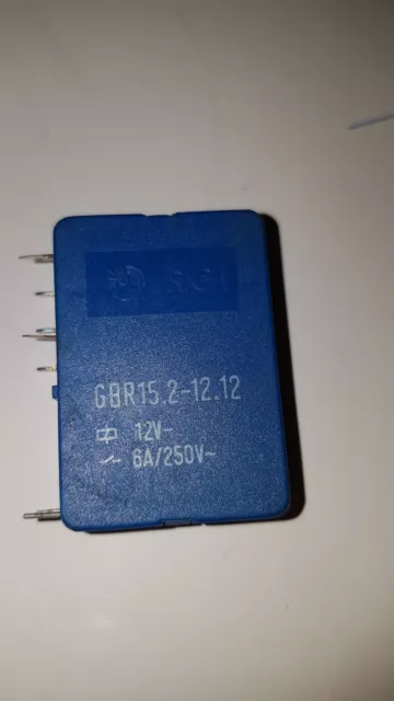 1 Stück Relais RGI GBR 15.2 - 12.12 DC12V 6A/250V