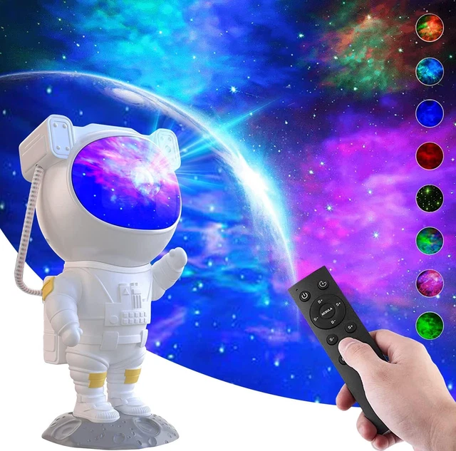 ASTRONAUT GALAXY PROJECTOR Lamp Space Nebula Starry Night Light w