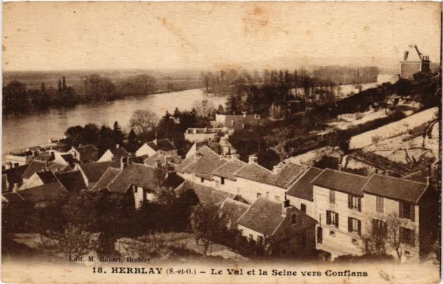 CPA Herblay (S.-et-O.) - Le Val et la Seine vers Conflans (290180)
