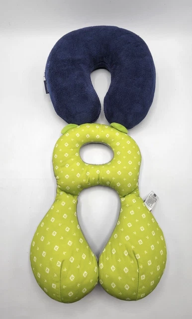 Brookstone, Benbat Set of 2 Adult / Child Travel Pillows Pre-owned
