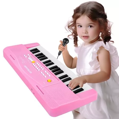 Clavier de Piano pour Enfants avec Micro Shayson 37 Touches Électronique Musi...