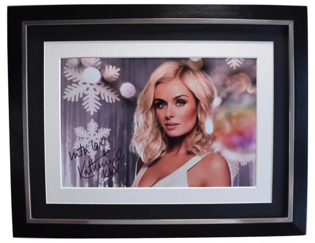 Katherine Jenkins Signed Autograph framed 16x12 photo display Wales Music AFTAL