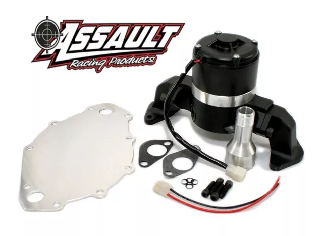 Big Block Ford 429 460 Electric High Volume HV Water Pump Billet Aluminum Black