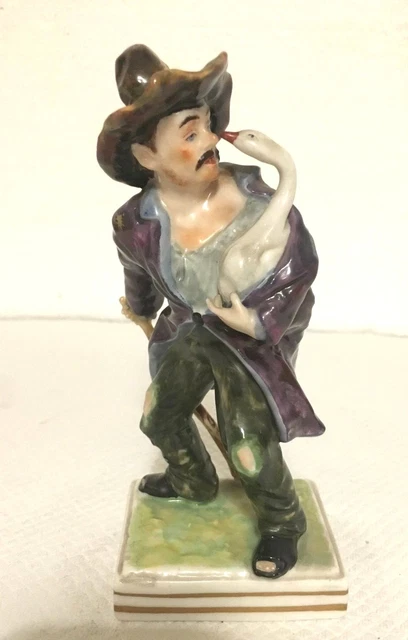 Groupe en porcelaine polychrome de DRESDEN Saxe Sèvres Porcelaine Allemande