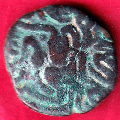 Ancient India Raja Raj Chola Chola Dynasty Octopus Man Rare Coin #Se34