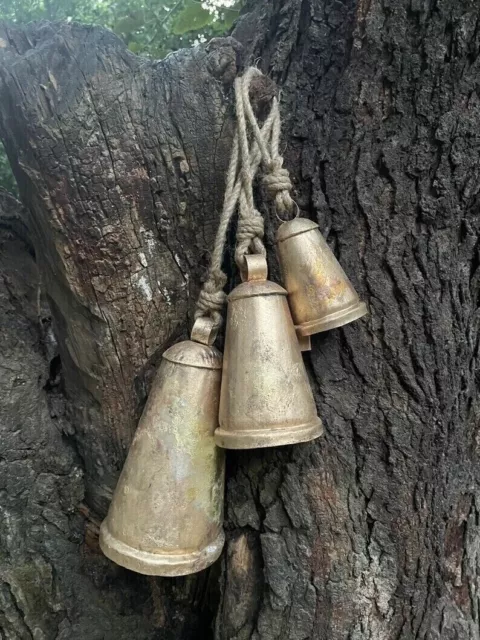 Campana de viento rústica armonía náutica hecha a mano para decoración del...