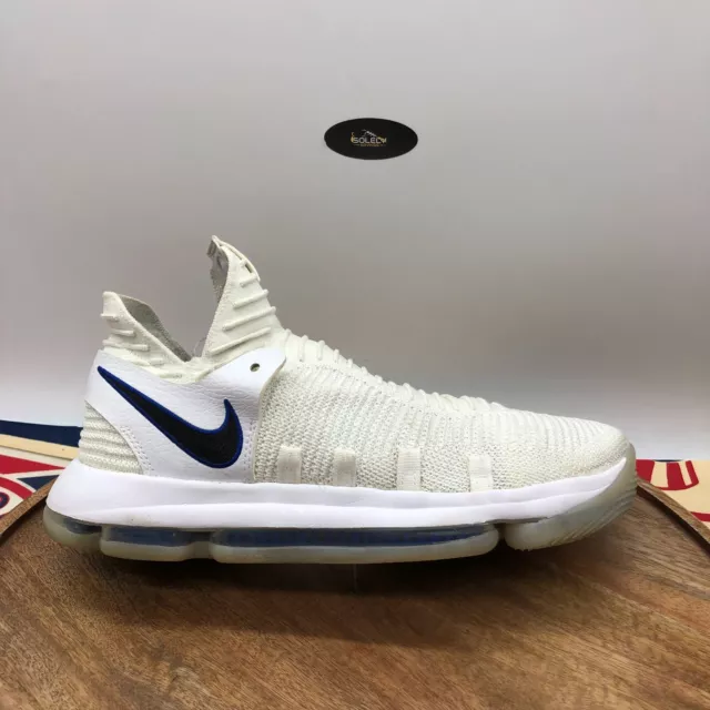 NIKE ZOOM KD 10 Men's White Basketball Shoes 897815-101 Golden State Size 9  $60.99 - PicClick