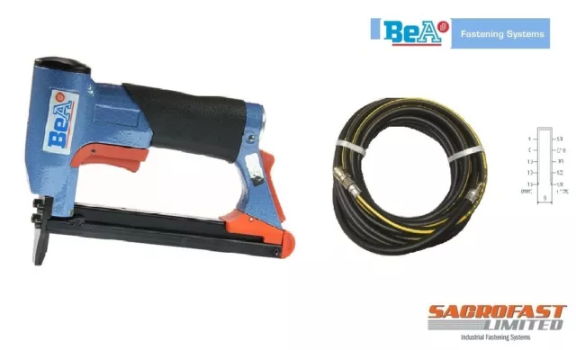 BeA 71/16-421 AIR STAPLER FOR 71 SERIES STAPLES WITH 10M AIR HOSE