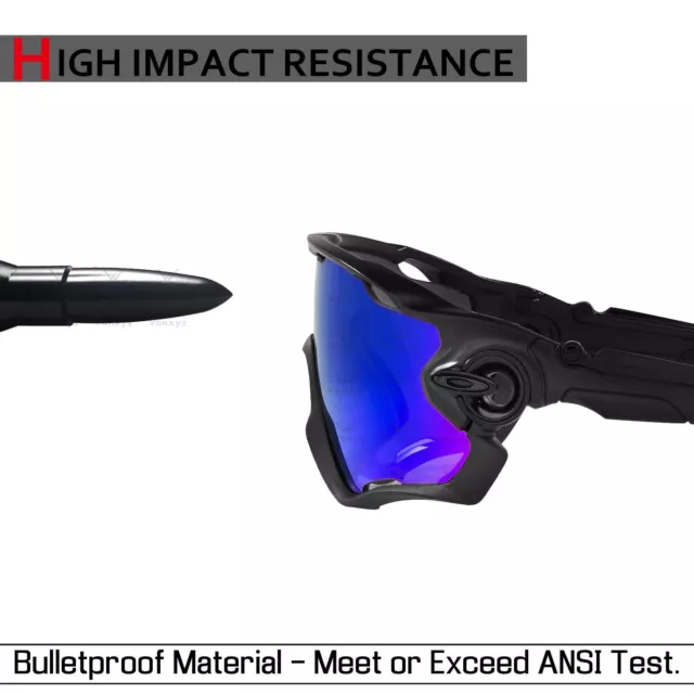 Vonxyz Polarized Replacement Lenses for-Dragon Meridien LL H20-Sunglasses 3