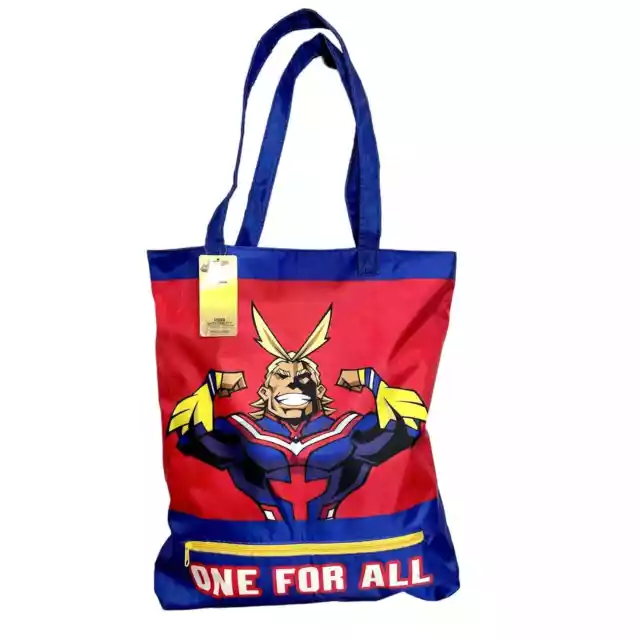 My Hero Academia All Might Tote Bag CultureFly Anime Manga Boku One For All NEW