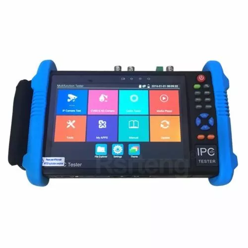 New 7 Inch Five In One CCTV Tester Monitor IP HD AHD CVI TVI Analog Cameras Test