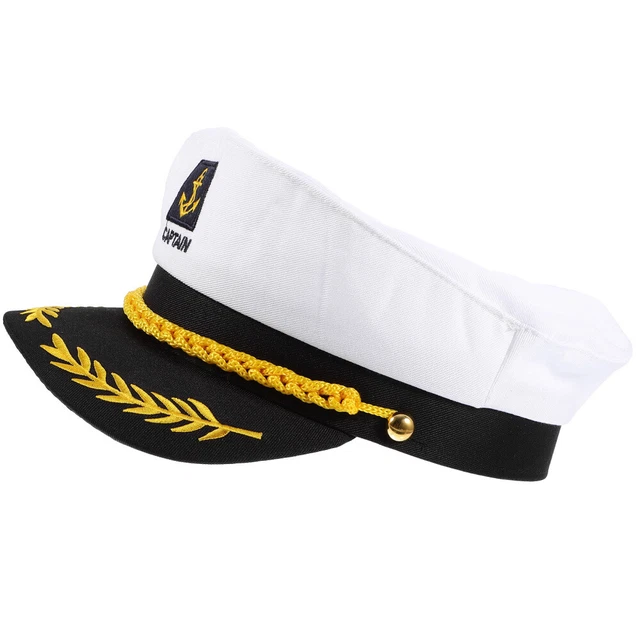 thumbnail image 2 of Adult Yacht Boat Captain Hat Sailor Captain Hat... 2 of 11