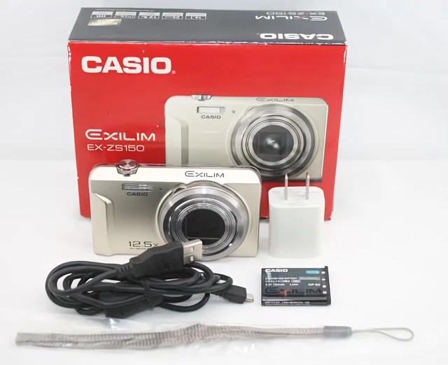 CASIO EXILIM EX-ZS150 シルバー Casio updates range with EX-ZS150, EX-ZS20, EX-ZS12 and EX