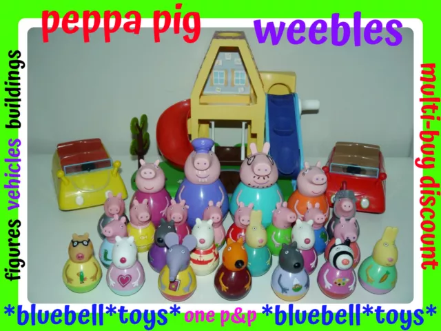 Peppa Pig Weebles Figures Vehicles Buildings Cars Toys Multi-auction One P&P _A