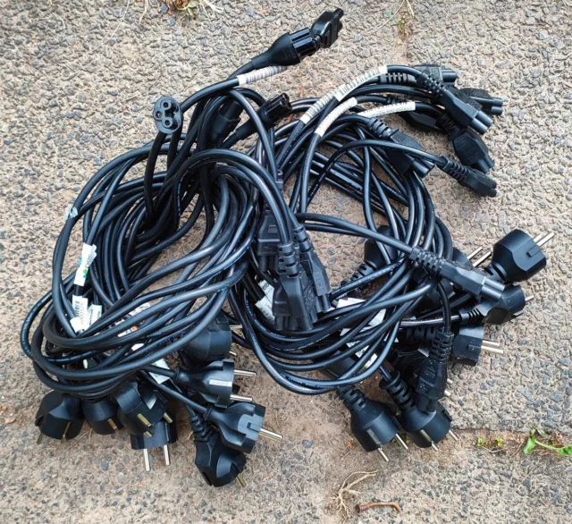 20x Strom Netzteil Kabel Notebook Power Cable Stromkabel MickyMaus 3 Polig