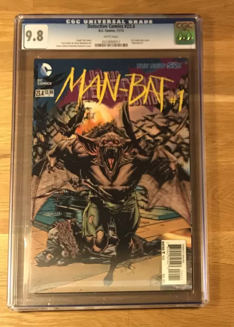 Detective Comics #23.4, (Man-Bat #1), Lenticular Cover, CGC 9.8 NM/MT