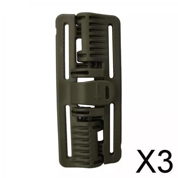 3X Vest Quick Release Buckle Slider for Hunting Backpack Strap Belt