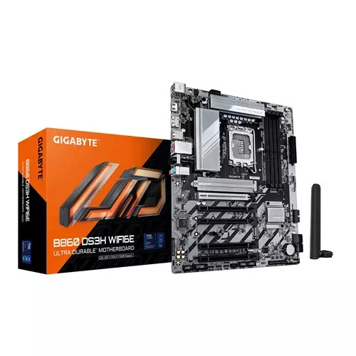 GIGABYTE B860 DS3H WIFI6E Motherboard - Intel Core Ultra Series CPUs 8 ...
