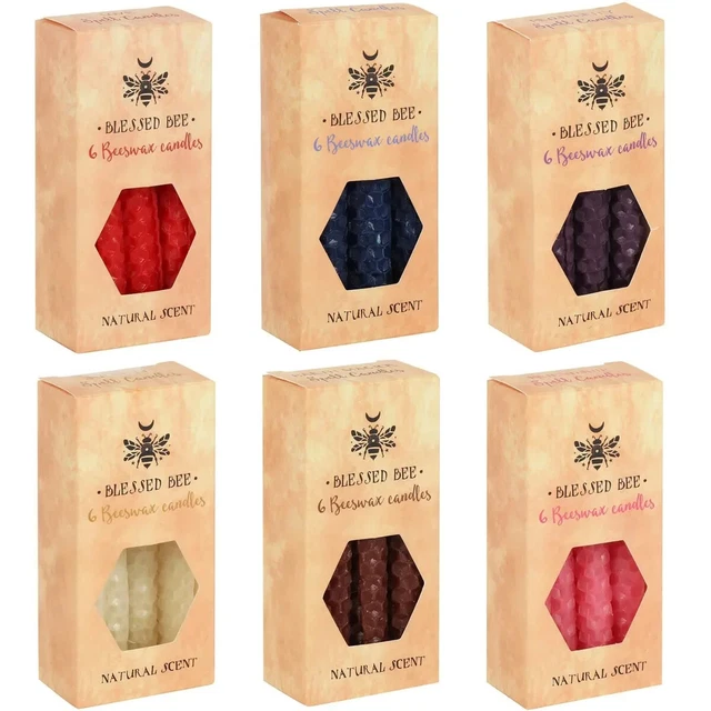14 boxes of Six Beeswax Candles RRP £8.50 Retail Value £119 car boot wholesale