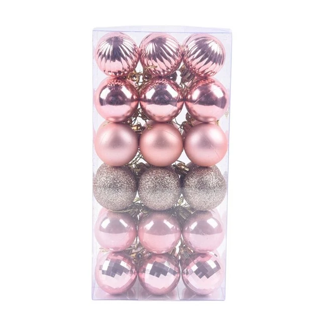 Set ornamenti natalizi infrangibili albero di Natale set ornamenti palla di Natale F1
