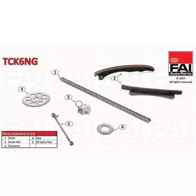 FAI AutoParts Set Catena Trasmissione Simplex Bolzenkette per Opel Corsa D '1.3