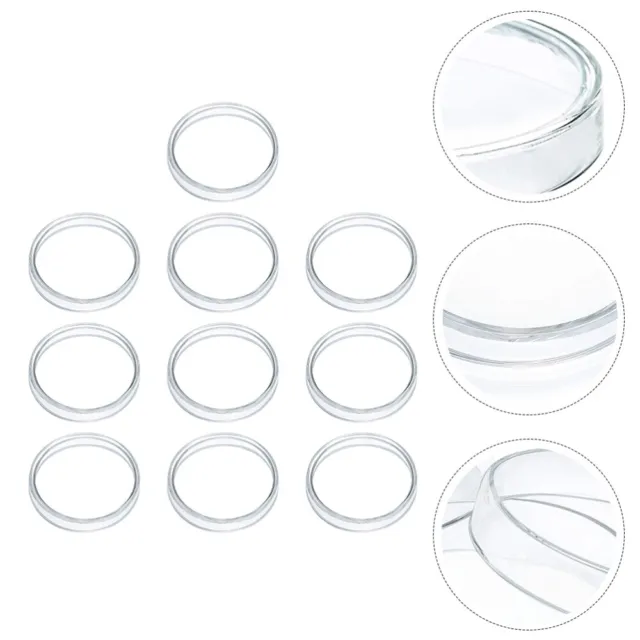 10 Pcs Borosil Petri Plate Glass Culture Dish Cell Culture Petri Dish