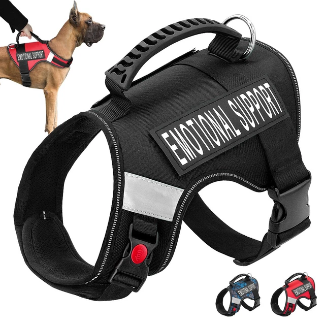 EMOTIONAL SUPPORT DOG Harness ESA Service Pet Dog Vest Reflective