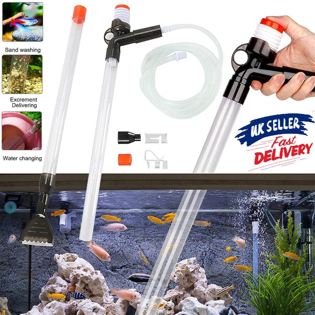 Pulizia Acquario Ghiaia, 5 In 1 Kit Di Pulizia Per Cambio D'Acqua - Foto 11