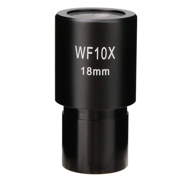 10X Microscope Eyepiece Wide Angle Optical Lenses Adapter Field 18mm Profes N9N3