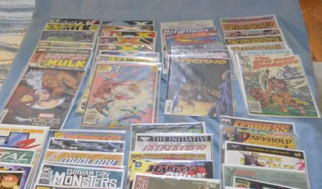 Comic Books Lot of 52 Some Vintage X-Men Hulk Fantastic Four WierdWorld