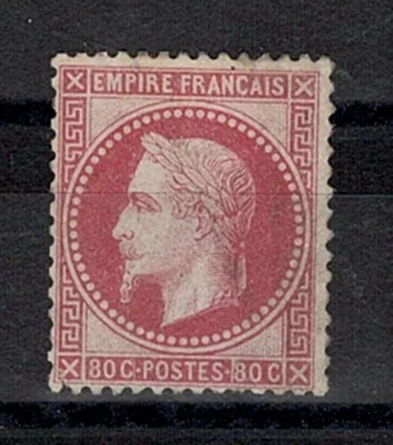 FRANCE STAMP TIMBRE YVERT N° 32 " NAPOLEON III 80c ROSE 1867 " NEUF (x) TB W971