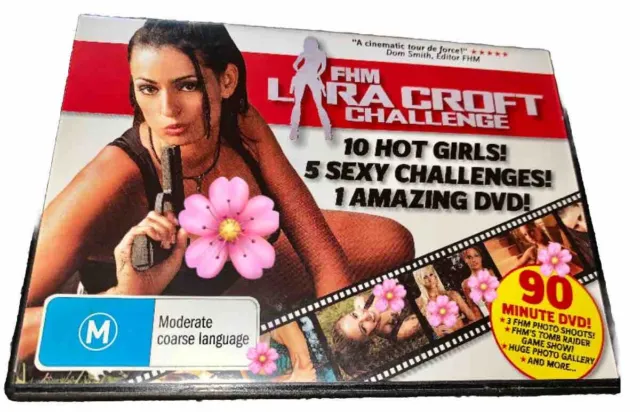 2006 FHM Lara Croft Tomb Raider Challenge R4 DVD Reality Promo TV AUS PAL NM