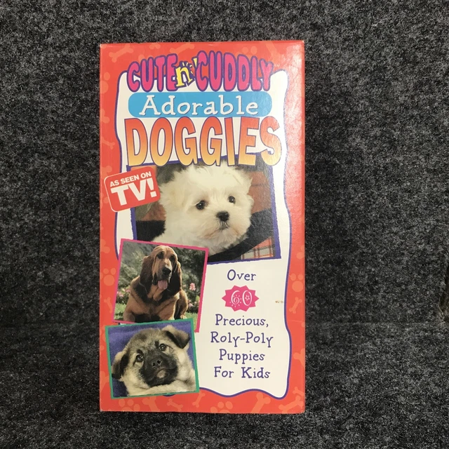 CUTE N CUDDLY ADORABLE DOGGIES VHS  1996 As Seen On TV free shipping