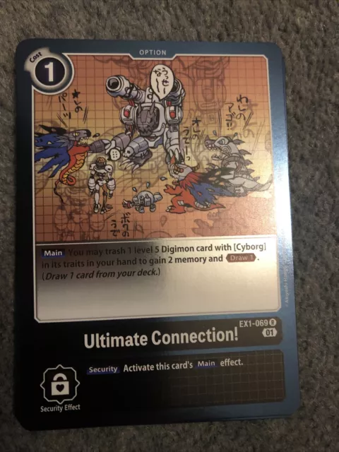 Ultimate Connection! EX1-069 R - Black - Classic Collection - Digimon TCG