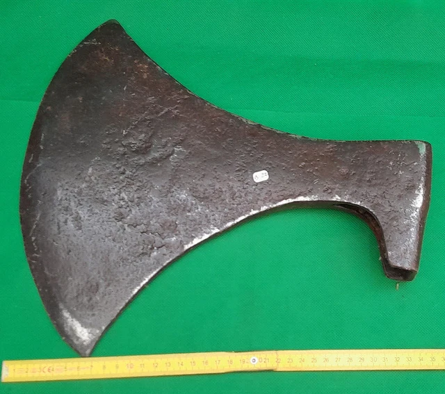 HACHE MINEUR OUTIL ancien Boiseur fer forgée axe old tool Mine Carrier (n. 238) EUR 35,00 - FR