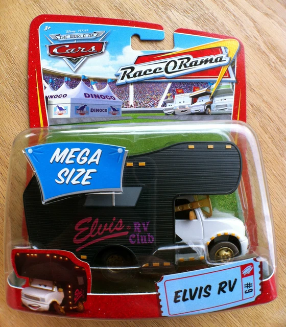 DISNEY PIXAR CARS ELVIS RV diecast MEGA SIZE RaceORama motorhome