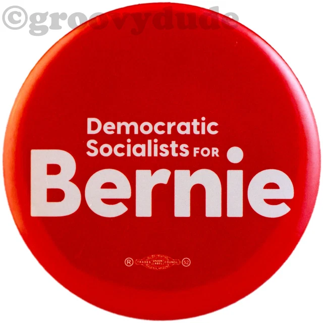 Official Democratic Socialists Bernie Sanders President 2020 Pin Pinback Button