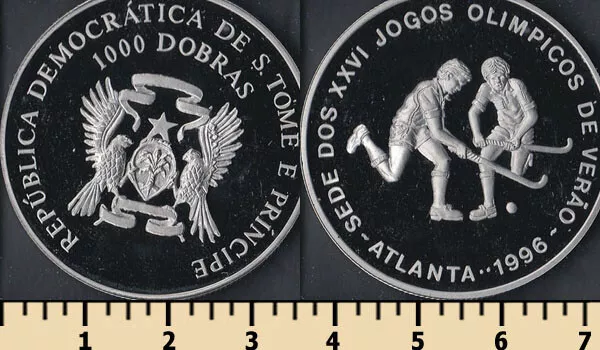 Sao Tome And Principe 1000 dobras 1993