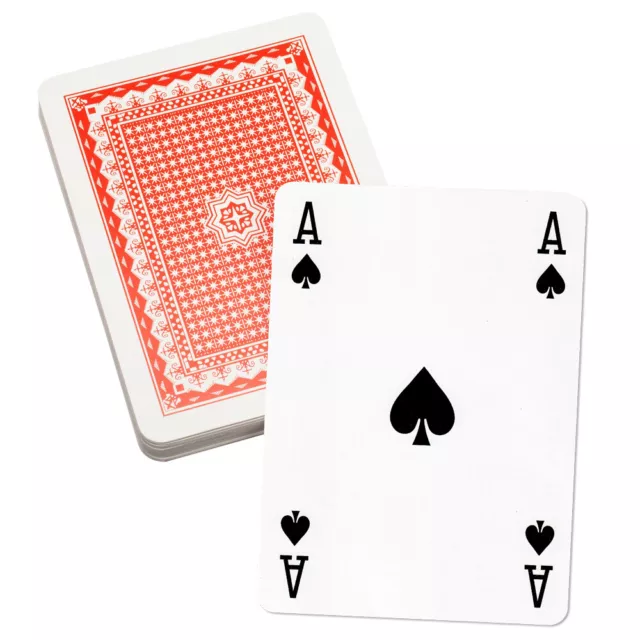 8"x11" Jumbo Playing Cards, Super Big Giant Game Card Deck, Oversize Huge Poker